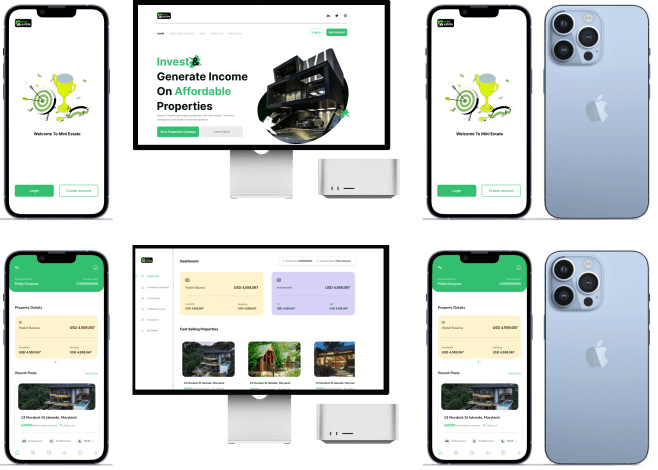 Mini Estate Mobile & Web Application Design